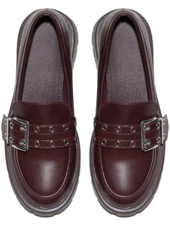 C'M Halbschuhe^Loafer in Bordeaux