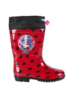 Miraculous Ladybug Regenstiefel Wasserdichte Gummistiefel für Kinder in Rot>COFI 1453 Online