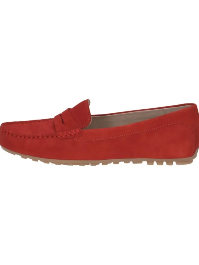 Caprice Halbschuhe^Mokassin in RED SUEDE