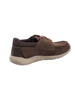 Mokassin Schnürschuhe in Braun><noscript><img width=