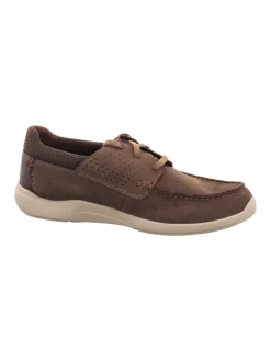 Mokassin Schnürschuhe in Braun><noscript><img width=
