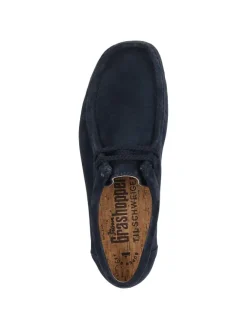 Sioux Schnürschuhe^Mokassin Tils grashop.-D 001 in dunkelblau