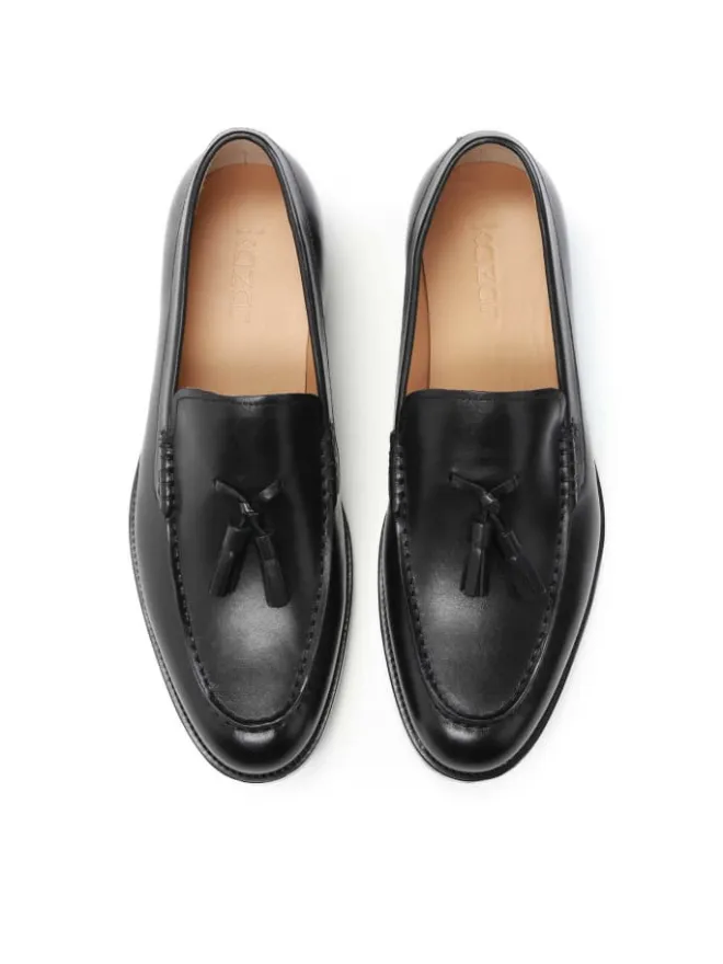 Kazar Halbschuhe^Mokassins ARNE in Schwarz