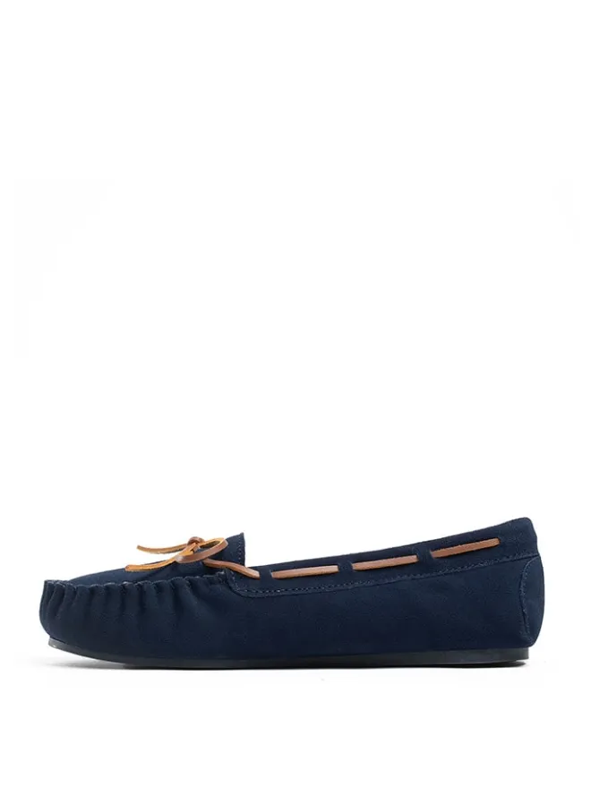 NICEBAY Halbschuhe^Mokassins "Conrad" in Dunkelblau