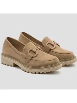 Belucci Halbschuhe^Mokassins in Beige