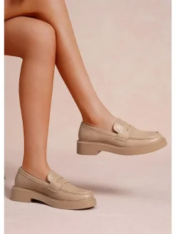 Foreverfolie Halbschuhe^Mokassins in Beige