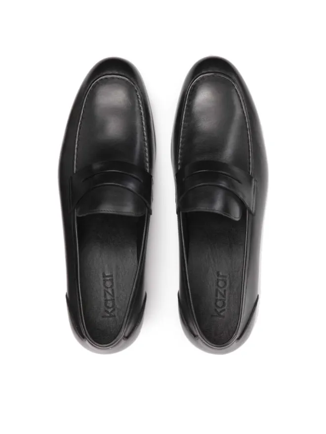 Kazar Halbschuhe^Mokassins in Schwarz