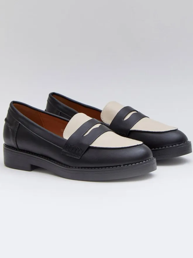 Mokassins in Schwarz/ Creme>Bellucci Sale