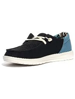 Hey Dude Halbschuhe|Halbschuhe^Mokassins in Schwarz/ Hellblau