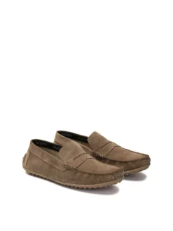 Kazar Halbschuhe^Mokassins in Taupe