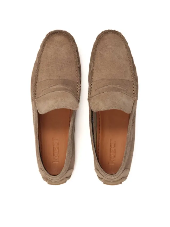 Kazar Halbschuhe^Mokassins in Taupe