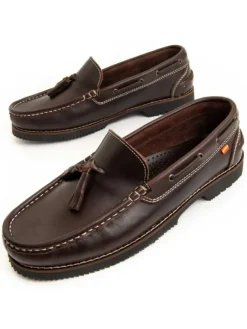 Purapiel Halbschuhe·Mokassins^Mokassins Pullnauk in Braun