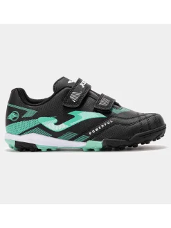 Multinocken-Fußballschuhe "Powerfull" in Schwarz/ Türkis>Joma New