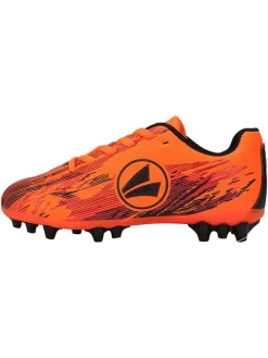 Jako Outdoorschuhe^Naturrasen-Fußballschuhe "Stepover" in Orange