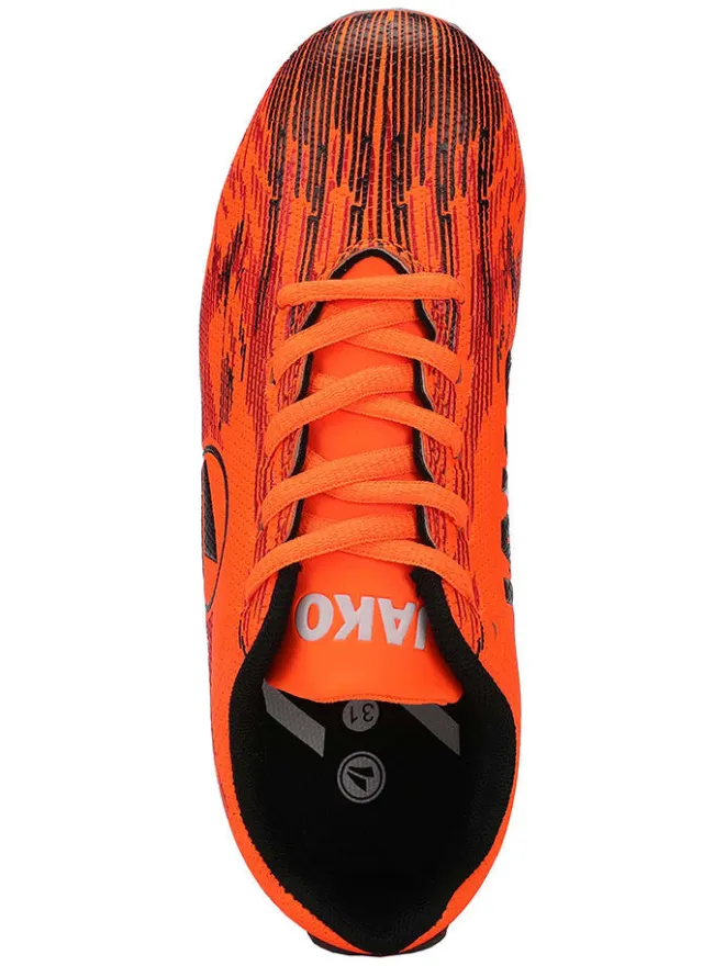 Jako Outdoorschuhe^Naturrasen-Fußballschuhe "Stepover" in Orange