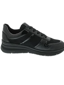 Neapel sportlicher Schnürer Schwarz><noscript><img width=