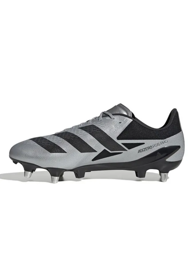 adidas Sportschuhe^Nocken-Fußballschuhe "Adizero RS15 Pro SG" in Silber/ Schwarz