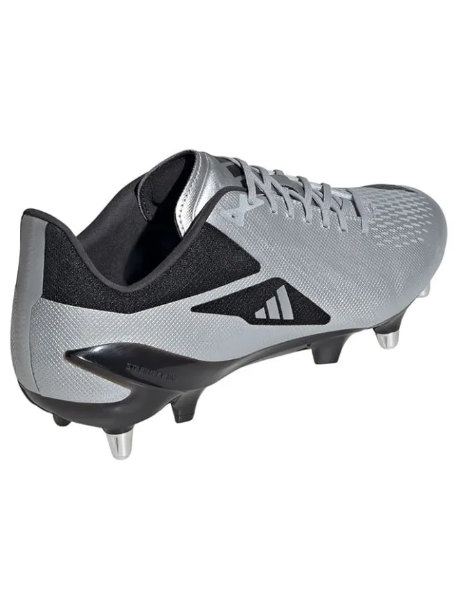 adidas Sportschuhe^Nocken-Fußballschuhe "Adizero RS15 Pro SG" in Silber/ Schwarz