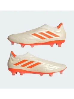 adidas Sportschuhe^Nocken-Fußballschuhe "Copa Pure+ FG" in Beige/ Orange/ Orange
