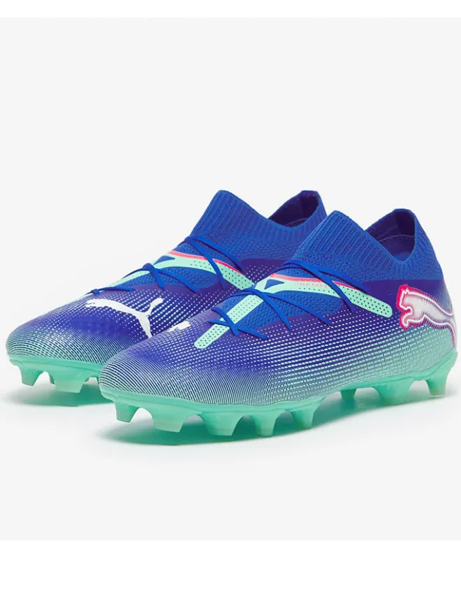 Puma Sportschuhe^Nocken-Fußballschuhe "Futute 7 Pro" in Blau/ Türkis