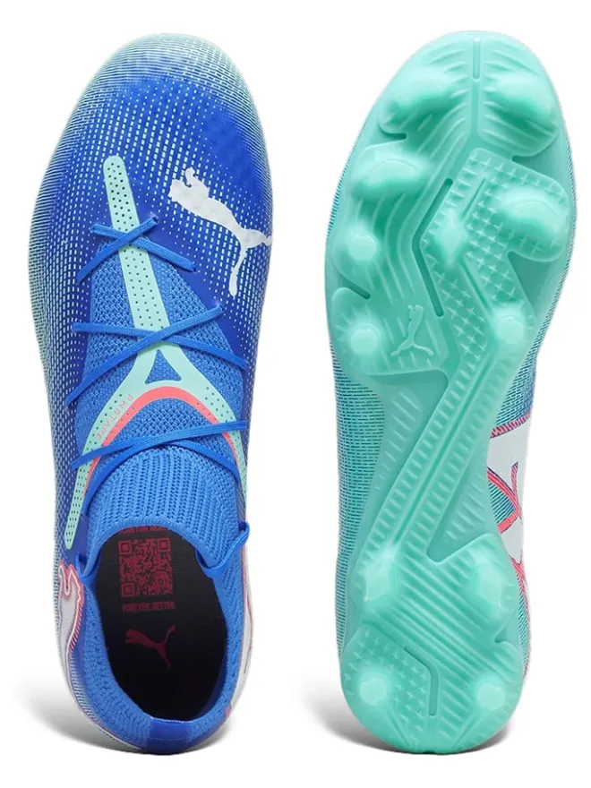 Puma Sportschuhe^Nocken-Fußballschuhe "Futute 7 Pro" in Blau/ Türkis
