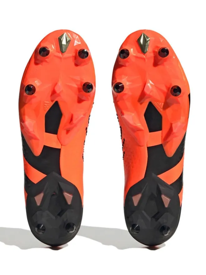 adidas Sportschuhe^Nocken-Fußballschuhe "Predator Accuracy.1 SG" in Orange/ Schwarz