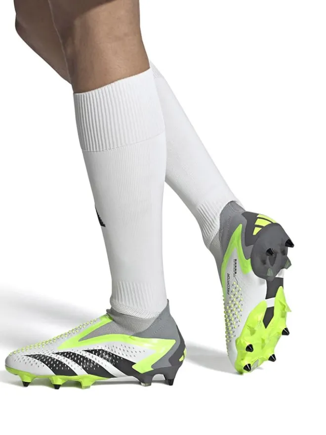 adidas Sportschuhe^Nocken-Fußballschuhe "Predator Accuracy+ SG" in Gelb/ Grau