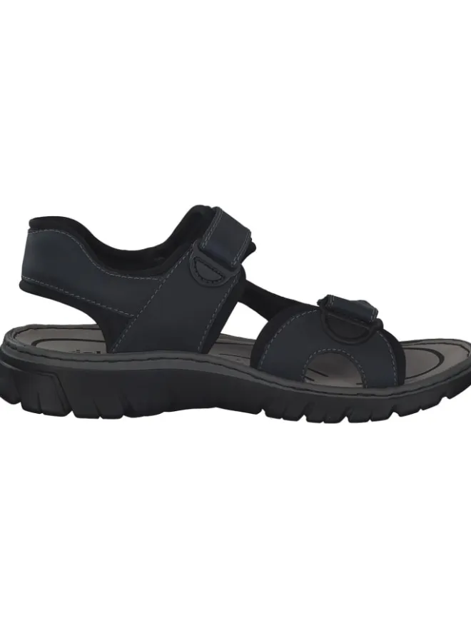 rieker Sandalen & Pantoletten^Outdoorsandalen in navy/schwarz/schwarz