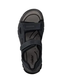 rieker Sandalen & Pantoletten^Outdoorsandalen in navy/schwarz/schwarz