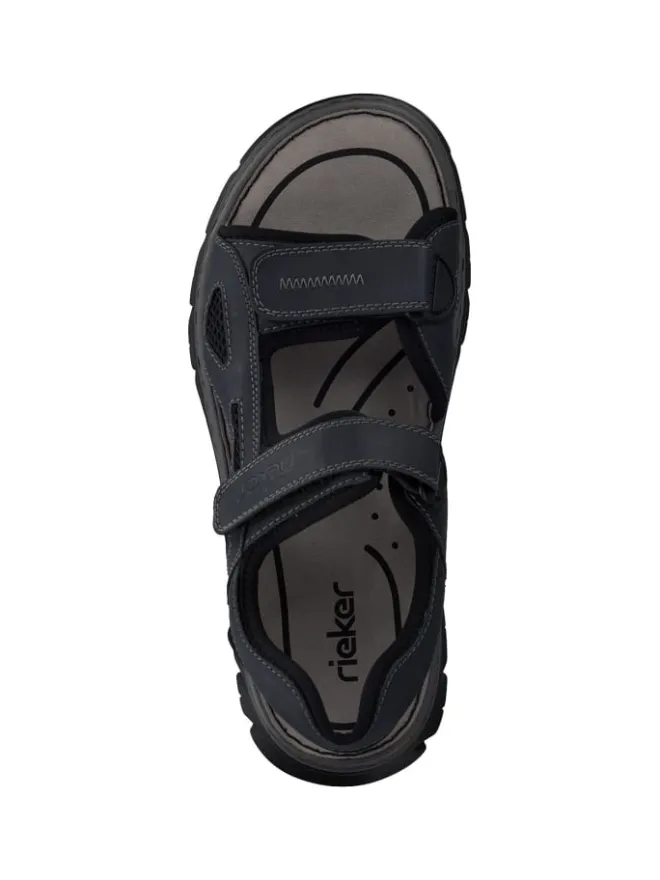 rieker Sandalen & Pantoletten^Outdoorsandalen in navy/schwarz/schwarz