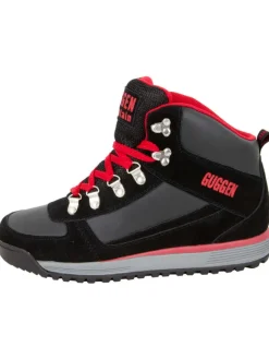 GUGGEN MOUNTAIN Outdoorschuhe^Outdoorschuhe Wanderschuh in Schwarz-Rot