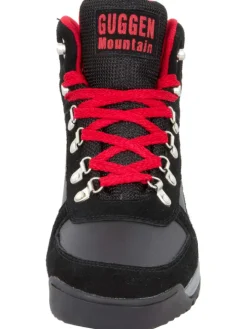 GUGGEN MOUNTAIN Outdoorschuhe^Outdoorschuhe Wanderschuh in Schwarz-Rot