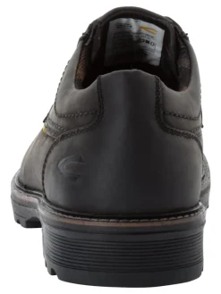 Camel Active Schnürschuhe^Oxford Schnürschuhe aus echtem Leder in Schwarz