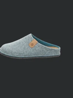 Pantoffel in blau>ROHDE Clearance