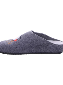Pantoffel in grau><noscript><img width=