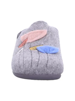 Pantoffel in grau><noscript><img width=