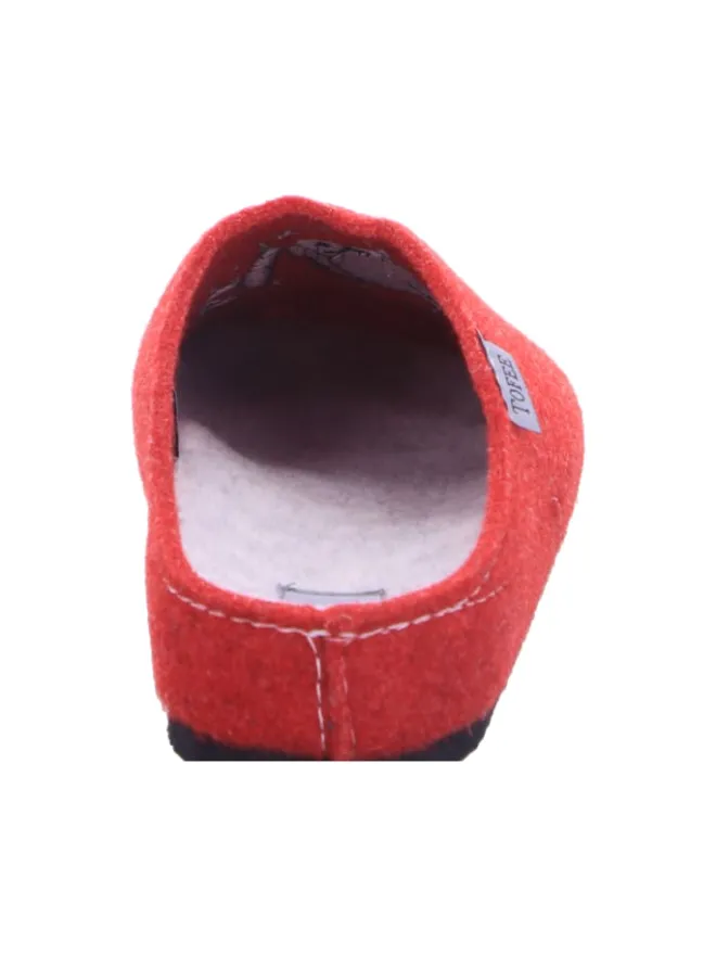 Tofee Hausschuhe^Pantoffel in rot