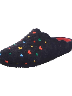 Supremo Hausschuhe^Pantoffel in schwarz