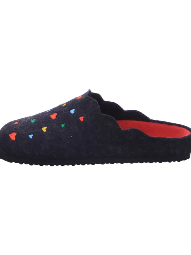 Supremo Hausschuhe^Pantoffel in schwarz