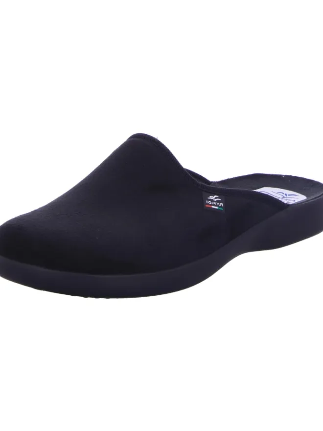 FLY FLOT Hausschuhe^Pantoffel in schwarz