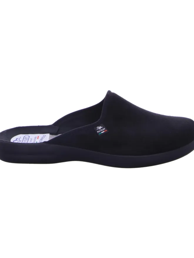 FLY FLOT Hausschuhe^Pantoffel in schwarz
