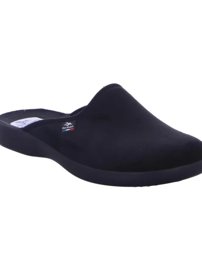FLY FLOT Hausschuhe^Pantoffel in schwarz