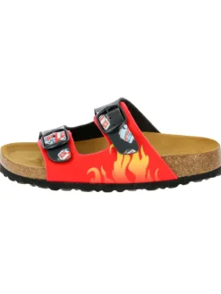 Lico Clogs & Pantoletten·Pantoletten^Pantolette "Bioline Emergency" in Rot