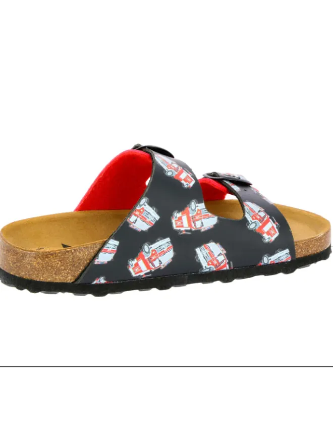 Lico Clogs & Pantoletten·Pantoletten^Pantolette "Bioline Emergency" in Rot