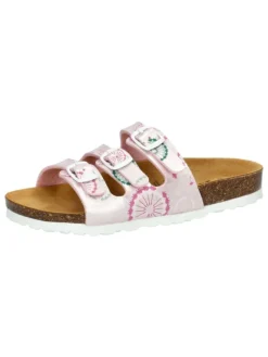 Pantolette "Bioline Flower Kids" in Rosa>Lico Best
