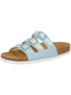 Lico Clogs & Pantoletten·Pantoletten^Pantolette "Bioline Free Kids" in Blau