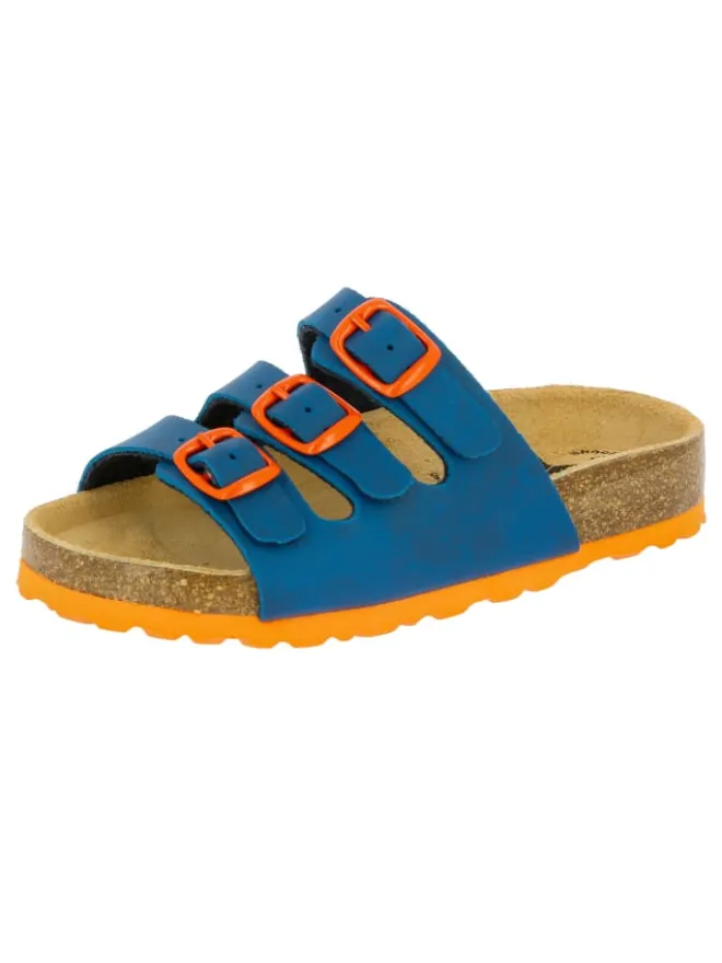 Lico Clogs & Pantoletten·Pantoletten^Pantolette "Bioline Kids" in Blau