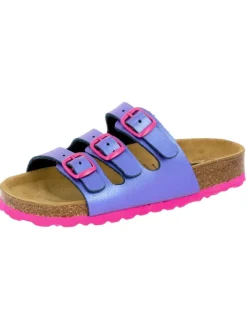 Lico Clogs & Pantoletten·Pantoletten^Pantolette "Bioline Kids" in Lila