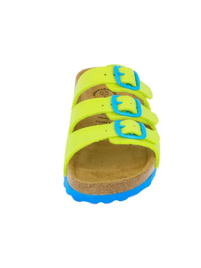 Lico Clogs & Pantoletten·Pantoletten^Pantolette "Bioline Kids" in Grün