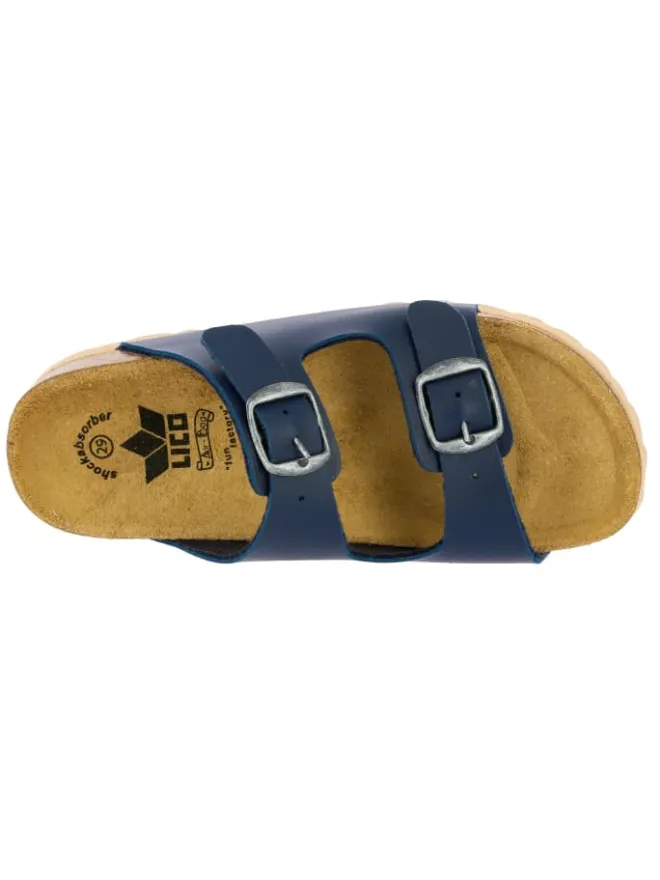 Lico Clogs & Pantoletten·Pantoletten^Pantolette "Bioline Kids" in Blau